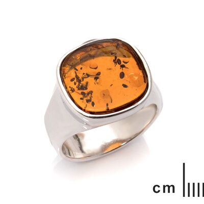 Bague argent ambre_241