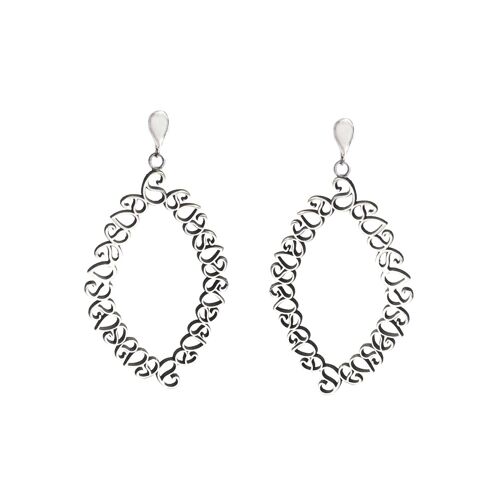 Zahra Marquise Big Earrings