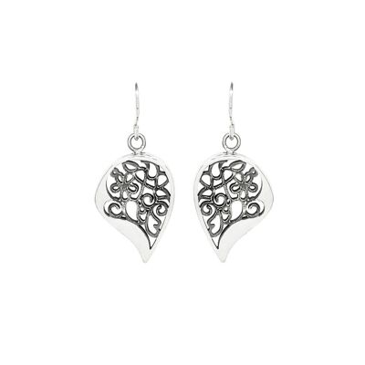 Boucles d'oreilles en filigrane cachemire