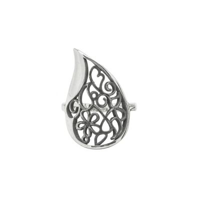 Big Paisley Filigree Ring