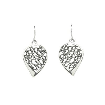 Tear Drop Filigree Earrings