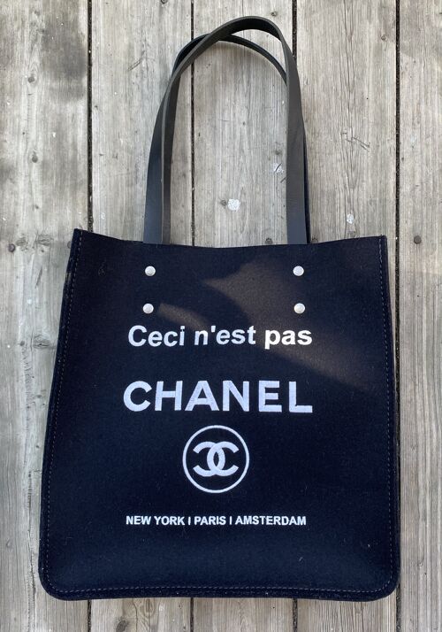 Circulaire Vegan tas "The one in black"