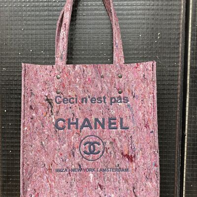 Circulair Vegan bag "The pink one"