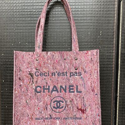 Circulair Vegan bag "The pink one"