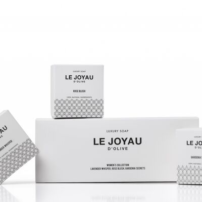 LE JOYAU D'OLIVE - Women's Collection - Lavender Whisper, Rose Blush, and Gardenia Secrets