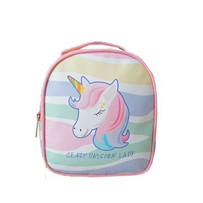 [12438-17] Linda mochila / bandolera de unicornio para niñas