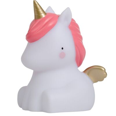 Petite veilleuse licorne or