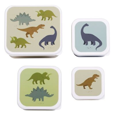 Caja de bocadillos de dinosaurio