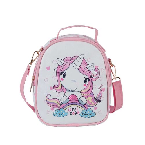 [ 12438-18 ] Cute Unicorn Backpack / Shoulder Bag for Girls