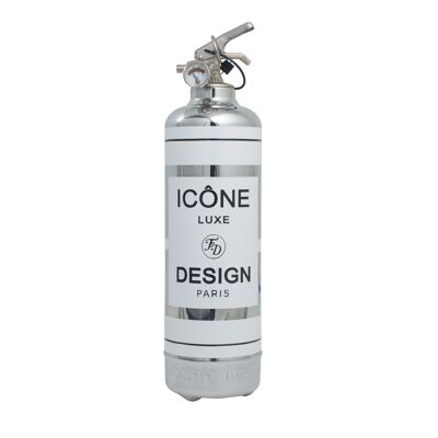 Fire extinguisher - White chrome icon