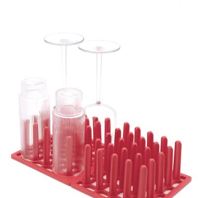 Tipple Glass Rack - Two-pack red