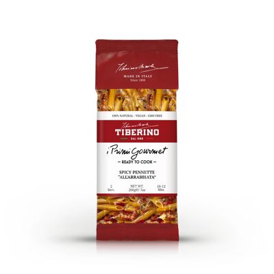 Pennette Piccanti "Arrabbiata", Pâtes Italiennes Tranciata Al Bronzo Condimento - 2 Porzioni