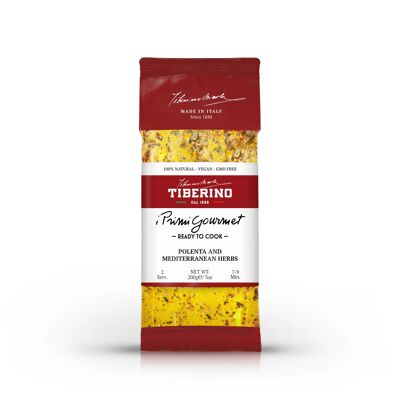 Polenta & Erbe Mediterranee, farine de maïs italienne prochainement avec du condiment - 2 portions