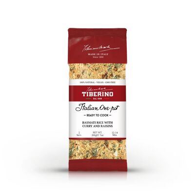 Riso Basmati au Curry & Uvetta, riso bientôt de cuisson avec condimento - 2 portions