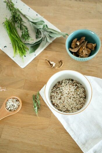 Risotto aux champignons Porcini & Olio al Tartufo Bianco, risotto italien bientôt de la cuisine avec condimento - 3 portions 3