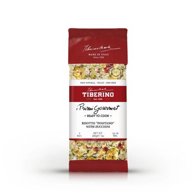 Risotto "Portofino" con zucchine e bottarga di tonno, risotto italiano pronto da cuocere con condimento - 2 porzioni