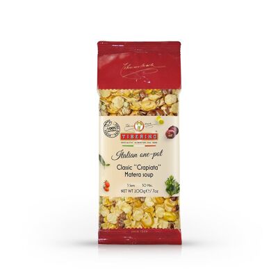 "Crapiata" classic legumes soup from Matera, ready-to-cook Italian soup - 3 servings