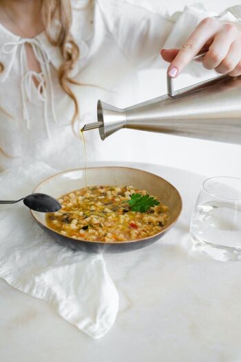 Soupe de légumineuses classique "Crapiata" de Matera, soupe italienne prête à cuire - 3 portions 2
