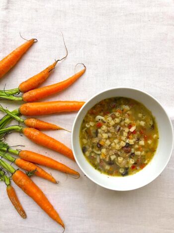 "Crapiata" classique zuppa di legumi materani, zuppa Italiana pronta da cuocere - 3 personnes 4