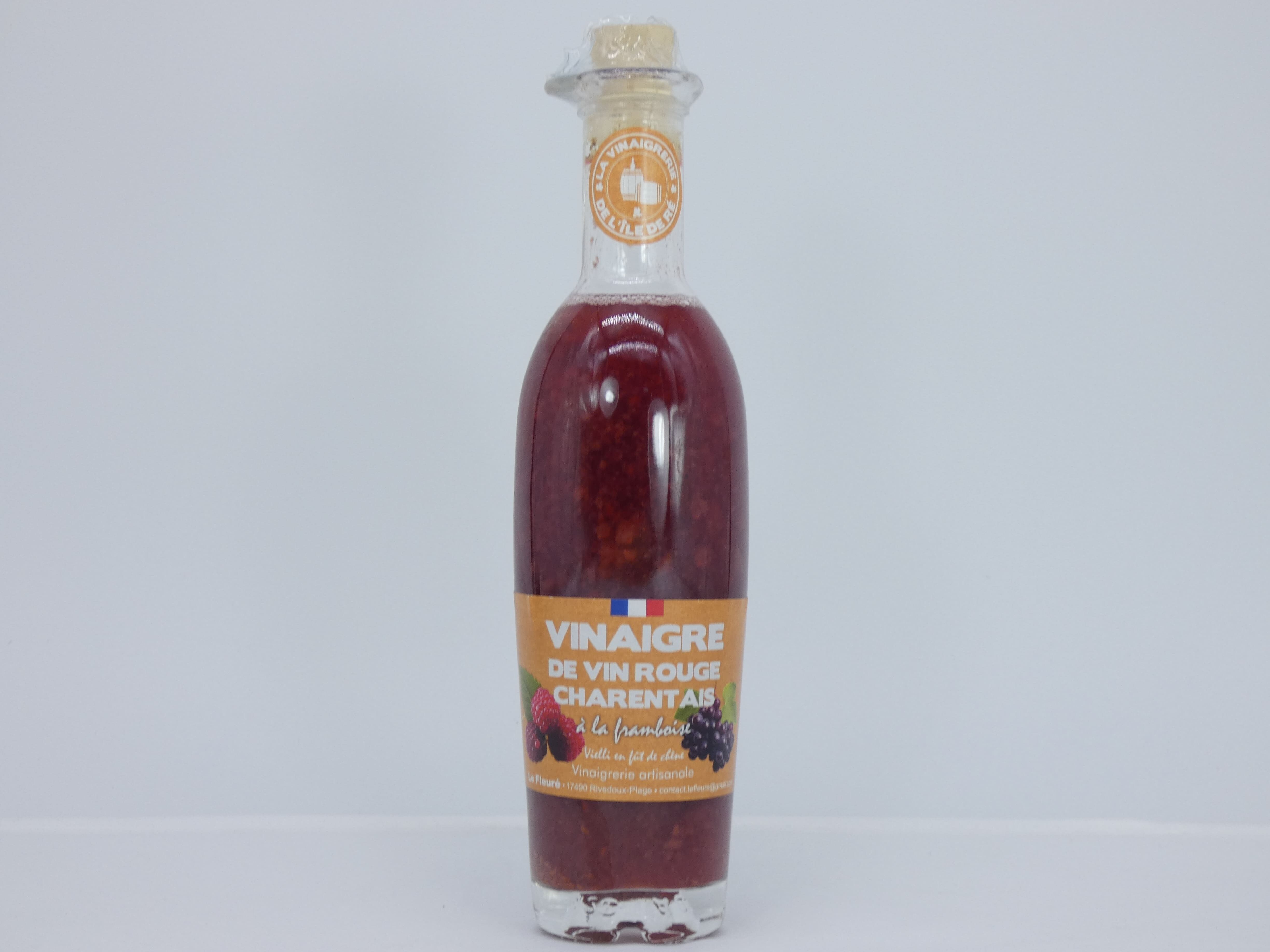 Raspberry Red Wine Vinegar, Pour Spout