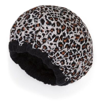 Deep conditioning cap - XL - Cheetah