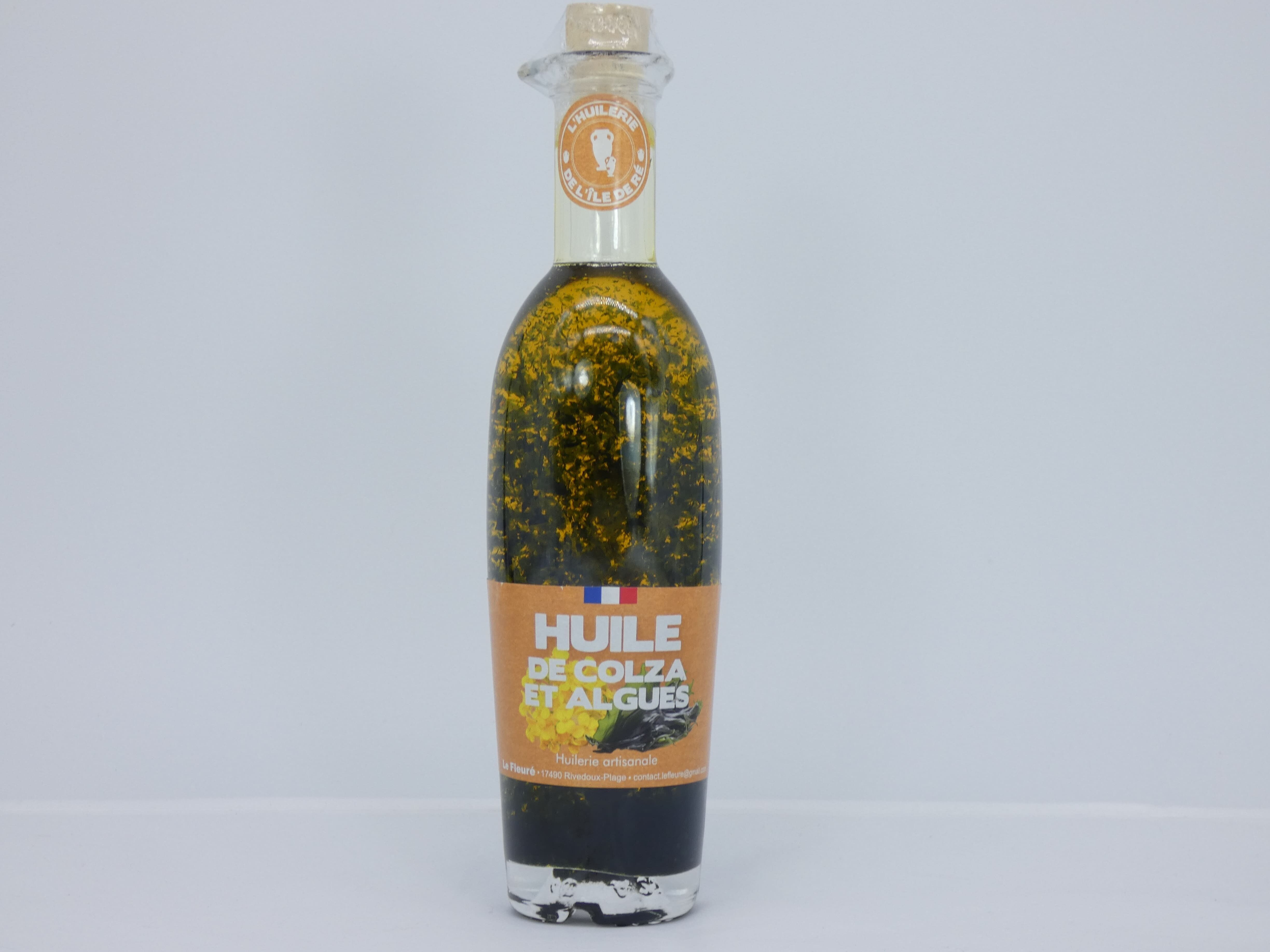 Rapeseed Oil with Seaweed from the Île de Ré, Pouring Spout