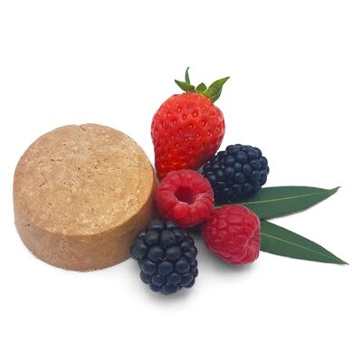 Shampoo Bar Redberry Smoothie - allergen-free - for sensitive hair and scalp