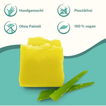 Beurre de douche aloe vera - vegan - pour peaux particulièrement sèches - format original 3