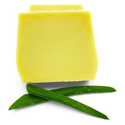 Savon capillaire à l'Aloe Vera - pour cheveux secs et cassants et cuir chevelu sec - convient également comme savon pour le corps - taille originale