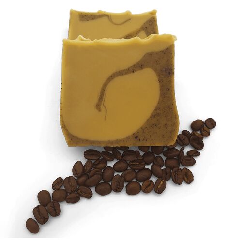 Kaffeeseife / Küchenseife - vegan und palmölfrei - Originalgröße