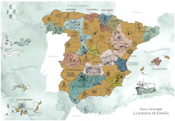 Rascable Map - L'essence de l'Espagne 1