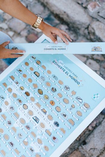 Scratch Board - 100 saveurs pour manger le monde. 2