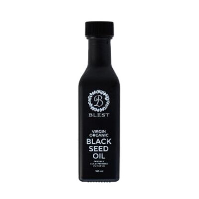 Olio di semi neri spremuto a freddo biologico 100ml - Bottiglia Premium