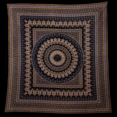 Grandfoulard - Mandala - Blauw-Beige - 71