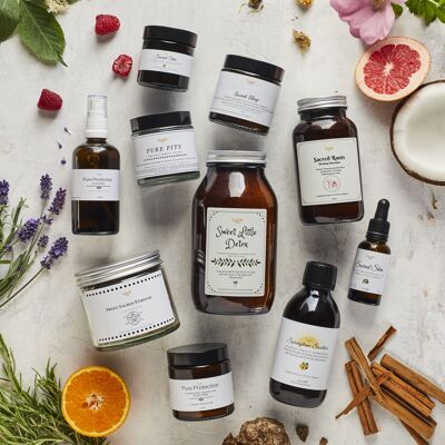 Get Completely Well..all of our Products in one Bundle - With Springtime Soother Elixir - With Bergamot Lemon & Basil scent Pure Protection