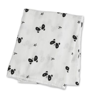 Bamboo swaddle - panda