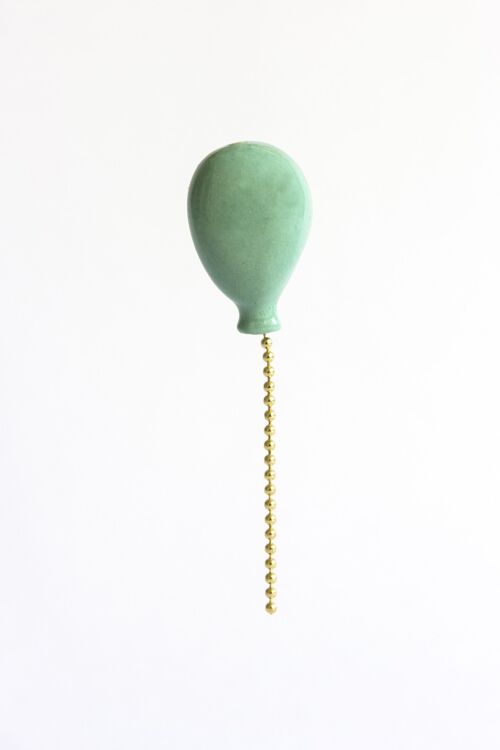 Lost Balloons pins - GREEN SILVER STRING