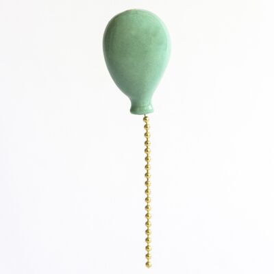 Lost Balloons pins - GREEN SILVER STRING