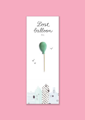 Pin's Ballons perdus - BLUE SILVER STRING 4