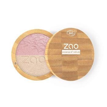 ZAO Shine-up Powder duo 311 Rose & or * bio, vegan & rechargeable 3