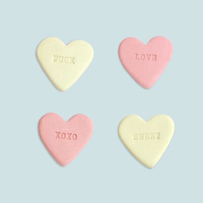 Süßigkeiten Herz Pin -Pink | XOXO