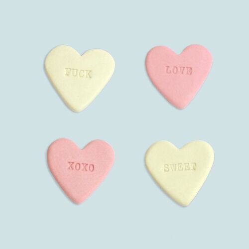 candy heart pin - Yellow | XOXO