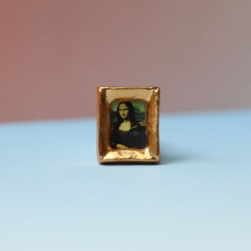 Mini pin art - wally - Gold