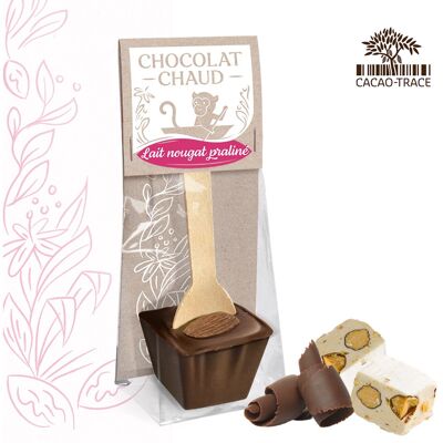 Spoony Hot Chocolate XL - Turrón de praliné de chocolate con leche