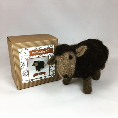 Brown Sheep - Needle Felting Kit (Without Foam)