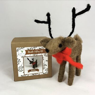 Reindeer - Needle Felting Kit (Without Foam)