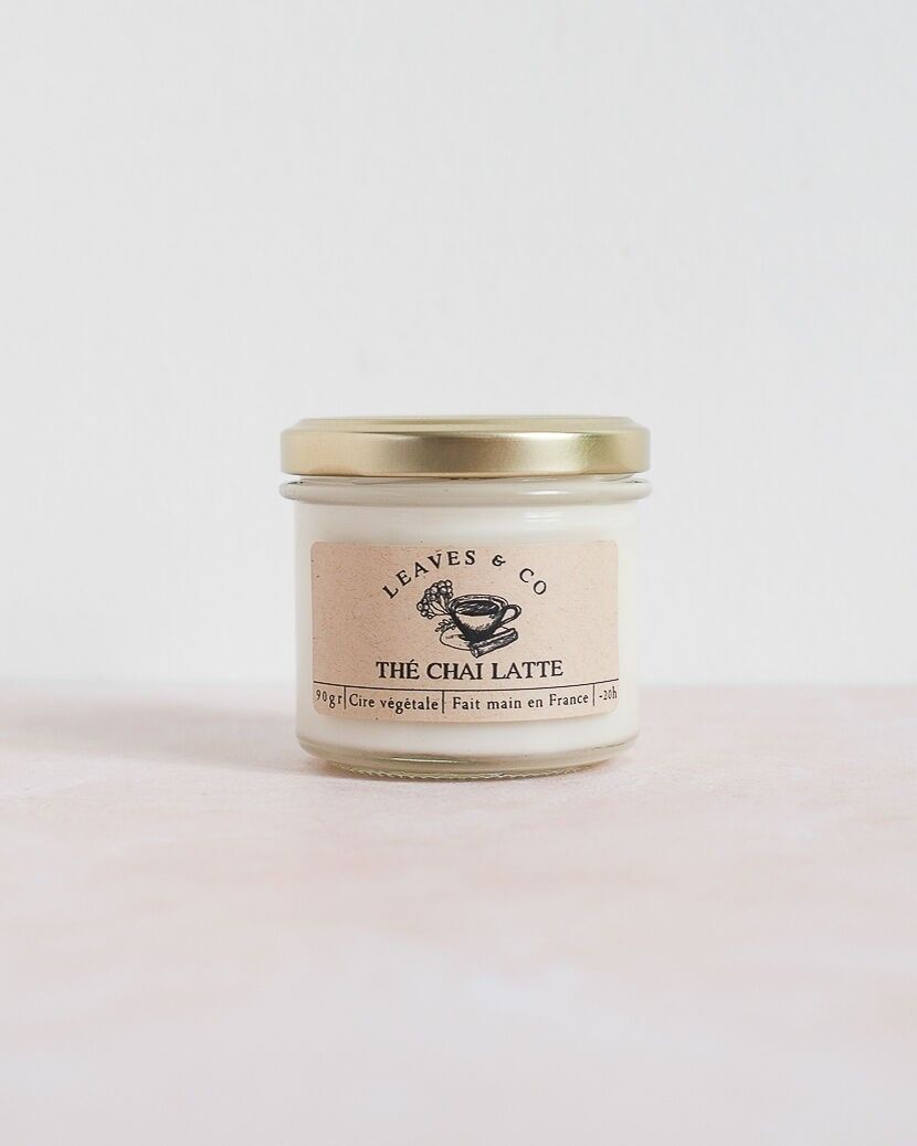 Scented Candle Seasonal Jar - Chai Tea Latte