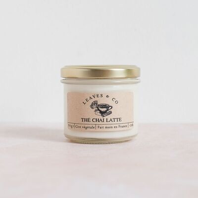 Candela profumata in barattolo stagionale - Chai Tea Latte