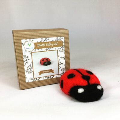 Ladybird - Needle Felting Kit (Without Foam)