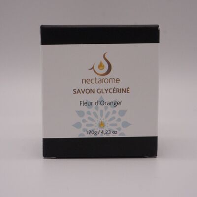 Savon glycériné fleur d'oranger